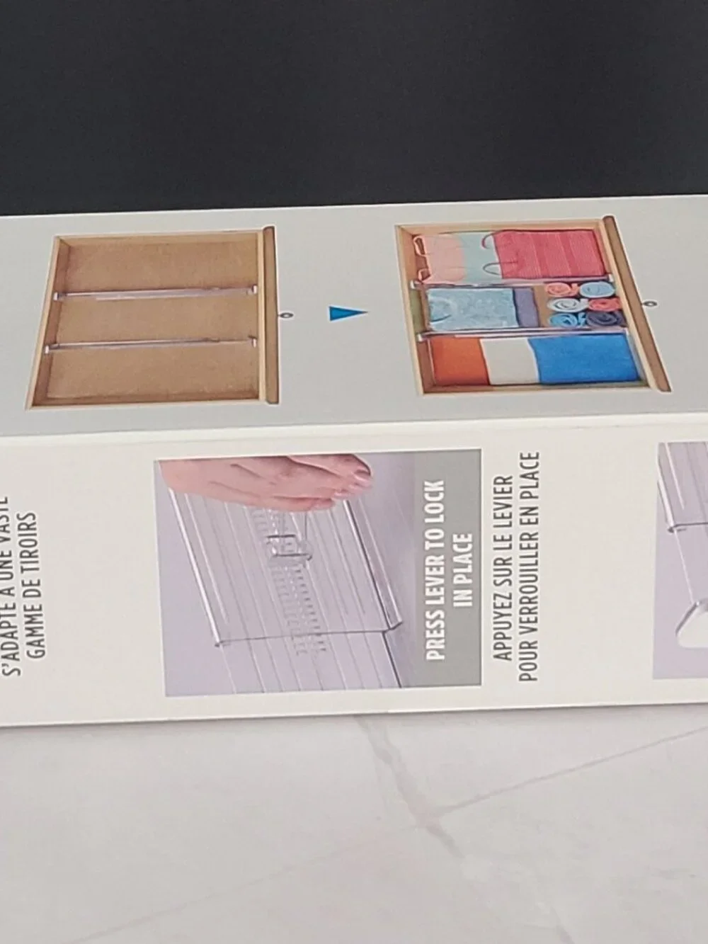 Idesign Drawer Dividers Clear- 1 Set